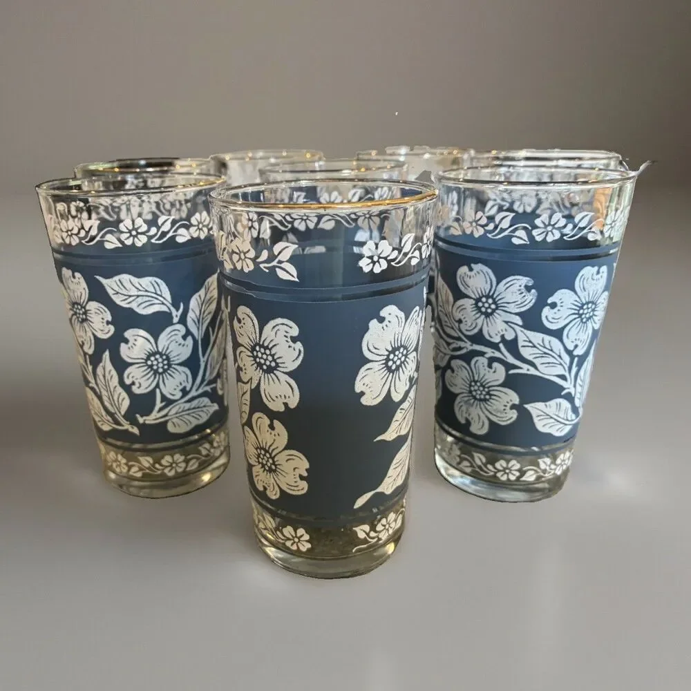8 Vintage Hazel Atlas Dogwood 5